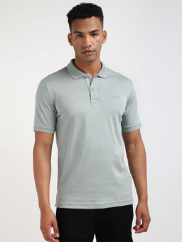 Calvin Klein - Men Grey Color Polo T-Shirt