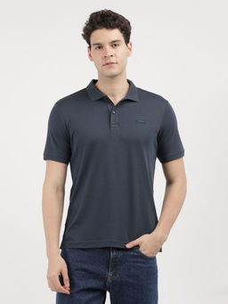 Calvin Klein - Men Blue Color Polo T-Shirt