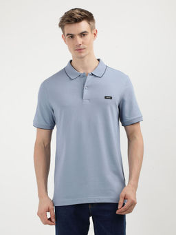 Calvin Klein - Men Blue Color Polo T-Shirt