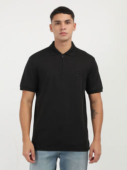 Calvin Klein - Men Black Color Polo T-Shirt