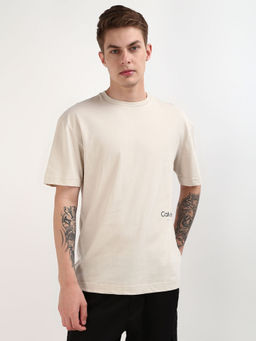 Calvin Klein - Men Beige Color T-Shirt