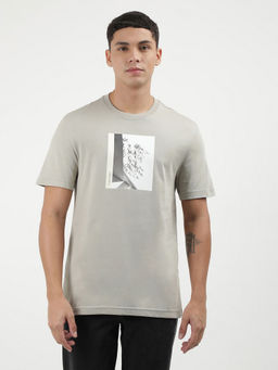 Calvin Klein - Men Beige Color T-Shirt