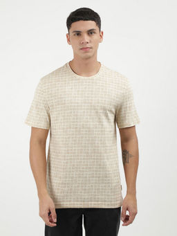Calvin Klein - Men Beige Color T-Shirt