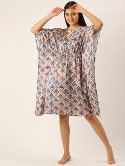 Clt.s - Women Multi Color Kaftan Nightdress