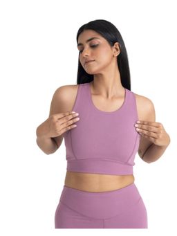 Hunnit - Zen 2 in 1 Round Neck Tank Top - Pink