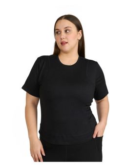 Hunnit - Zen Round Neck Training T-Shirt for Women - Black