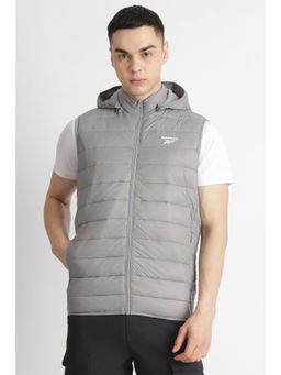 Reebok - Men Solid Jackets - Grey