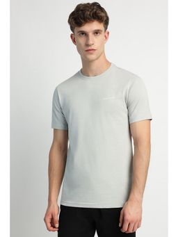 Reebok - Men Solid T-shirt - Grey