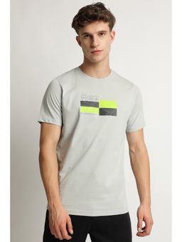 Reebok - Men Printed T-shirt - Grey