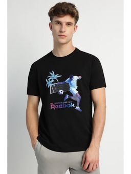 Reebok - Men Printed T-shirt - Black