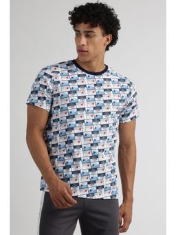 Reebok - Men Printed T-shirt - Blue