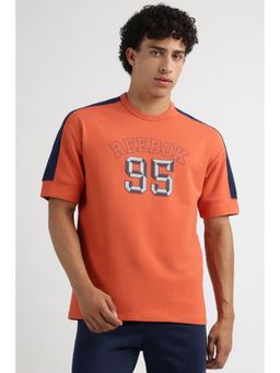 Reebok - Men Printed T-shirt - Orange