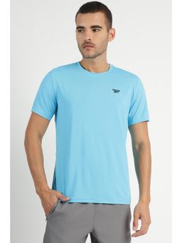 Reebok - Men Solid T-shirt - Blue