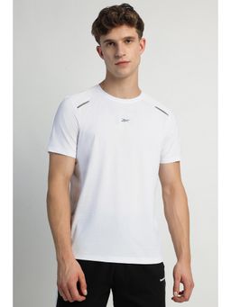 Reebok - Men Textured T-shirt - White