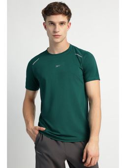 Reebok - Men Textured T-shirt - Green