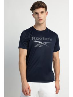 Reebok - Men Printed T-shirt - Navy Blue