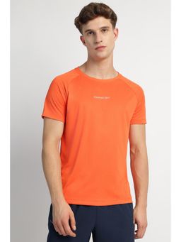 Reebok - Men Solid T-shirt - Orange