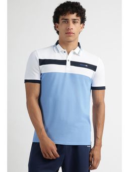 Reebok - Men Colorblock Polo T-shirt - White