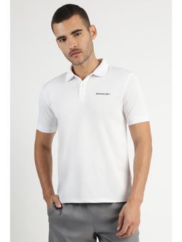 Reebok - Men Textured Polo T-shirt - White