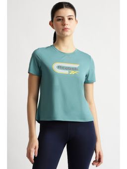 Reebok - Women Printed T-shirts - Green