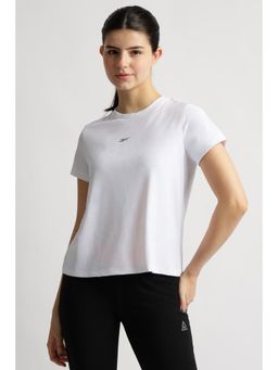 Reebok - Women Textured T-shirts - White