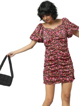 ONLY - Multi-Color Draped Dress (34)