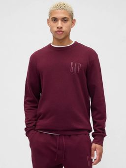 GAP - Men's Burgundy Logo Sweatshirt