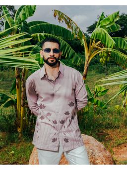 RE-FYND - Linen Rose Men's Lavender Shirt