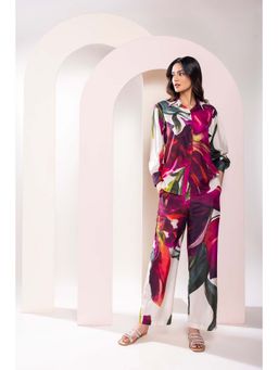 Poppi - Whimsy Printed Multi-Color Co-Ord (Set of 2)