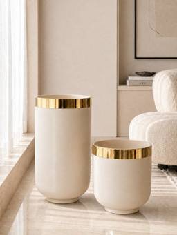 Mason Home - Minsk Planter Medium - Beige