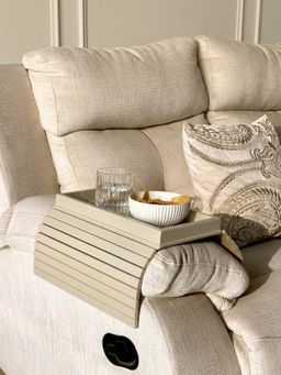 Mason Home - Beige Sofa Armrest Tray