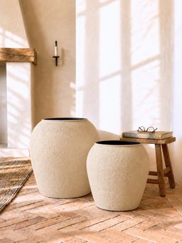 Mason Home - Ivory Medium Mesa Planter