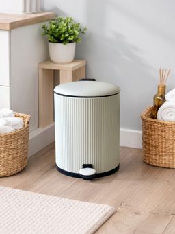 Mason Home - Trove Beige Matt Dustbin - 5L