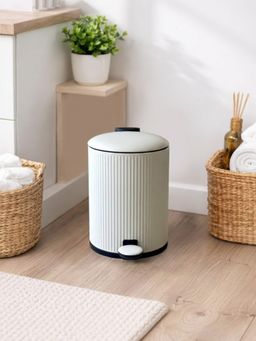 Mason Home - Trove Beige Matt Dustbin - 3L
