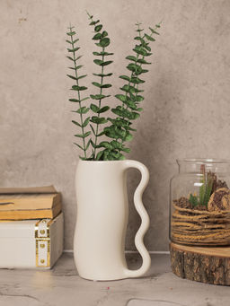 Voncasa - Vase Cream Ceramic