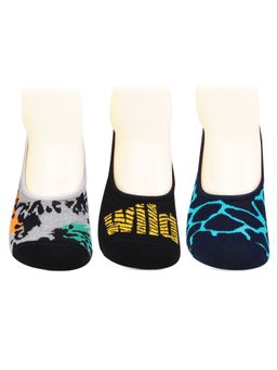 Bonjour - Men's Bold Footies Multi Pack Multi-Color Socks (Pack of 3)