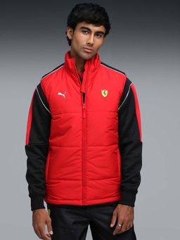 Puma - Red Ferrari Mt7 Men's Padded Vest Jacket