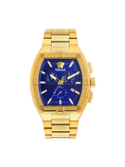 VERSACE - Men Blue Rectangular Dial Analog Watch- Vesp00724 (M)