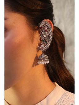 Biba - Women Oxidised Alloy Multi-Color Ear Cuffs