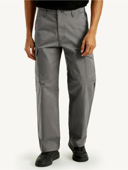 Levi's - Mens Grey Baggy Fit Cargo Trousers