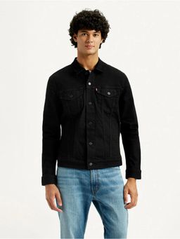 Levi's - Mens Solid Black Denim Jacket