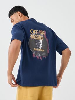 Styli - Men Oversized Crew Neck Fit Graphic T-Shirt