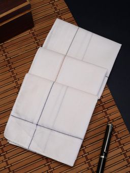 Alvaro Castagnino - Men Stripes Pure Cotton Handkerchiefs (Pack of 3)