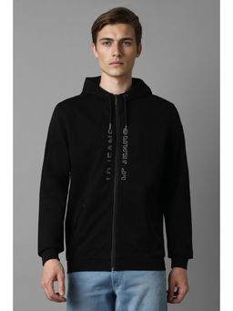 Louis Philippe - Men Casual Black Typography Jacket