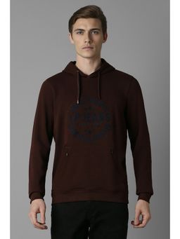 Louis Philippe - Men Casual Brown Print Sweatshirt