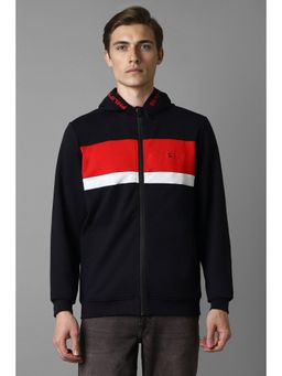 Louis Philippe - Men Casual Black Colorblock Jacket