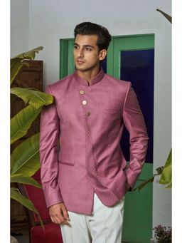 Philocaly - Aloka Slim Plain Mauve Bandh Gala
