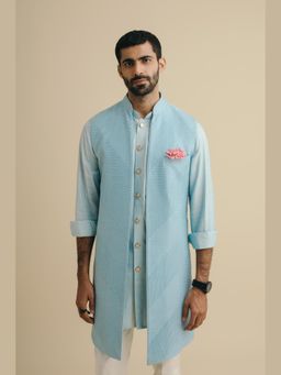 Philocaly - Riso Slim Plain Blue Bandh Gala
