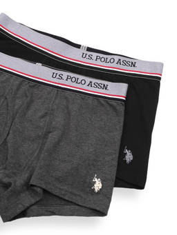 U.S. POLO ASSN. - Men Multicolor Cotton Trunk - (Pack Of 2)