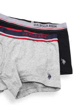 U.S. POLO ASSN. - Men Multicolor Cotton Trunk - (Pack Of 2)